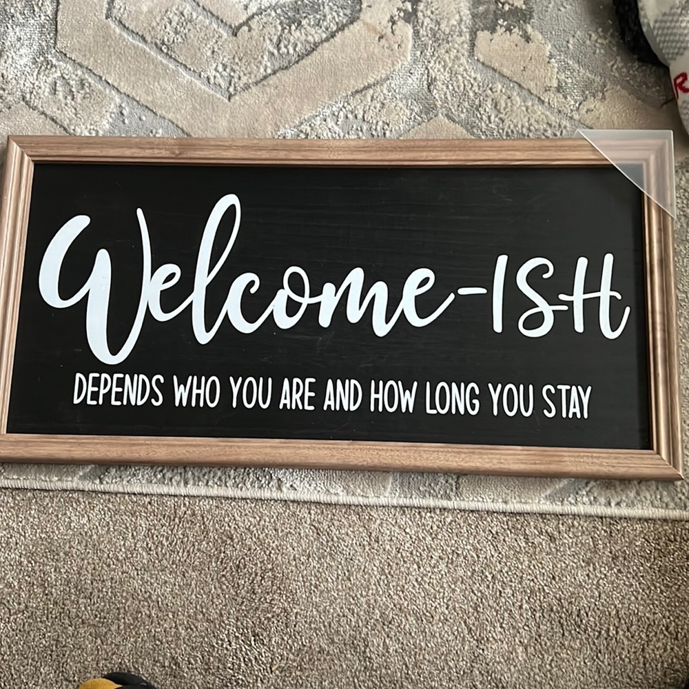 Wall sign